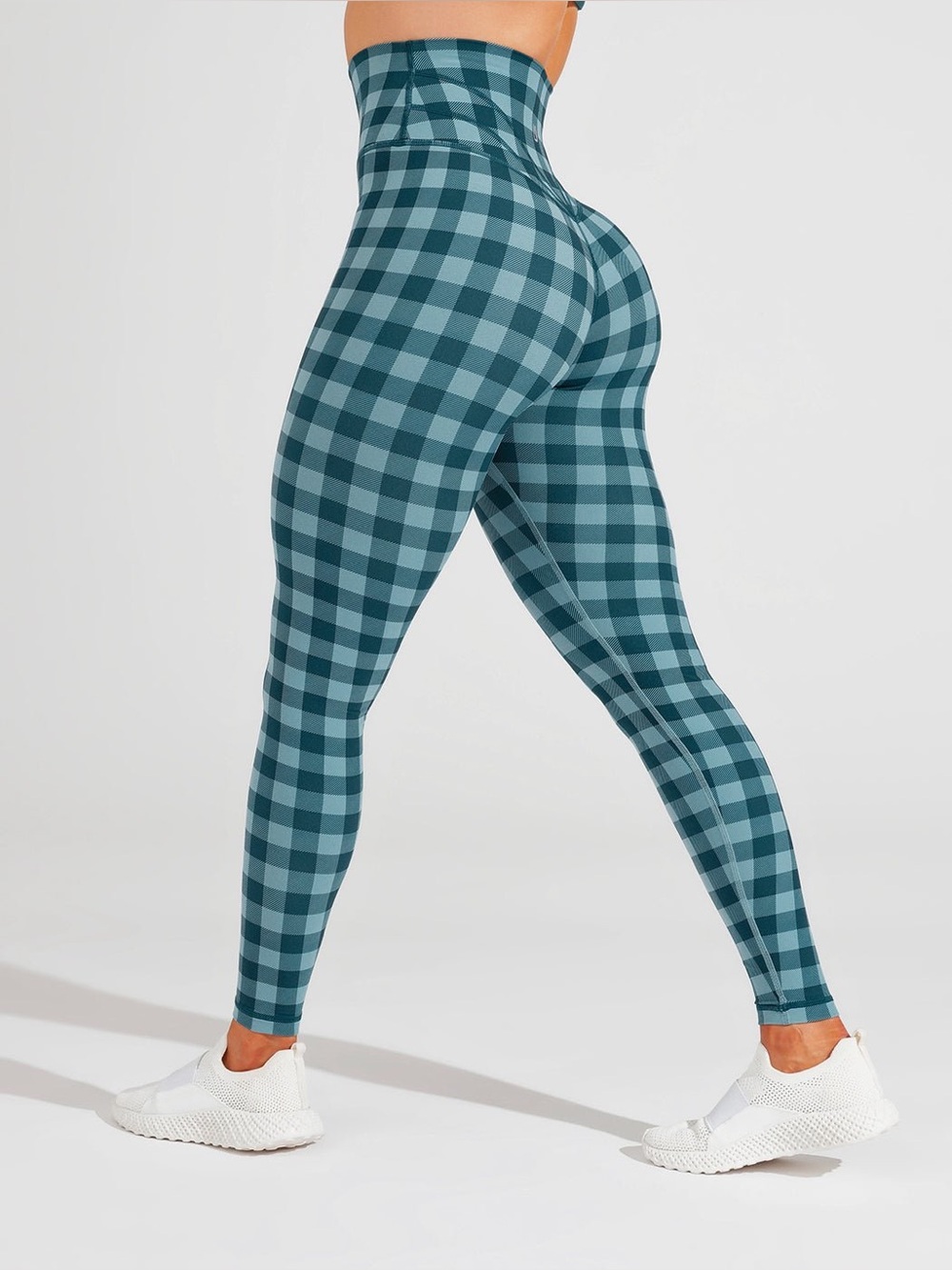 BuffBunny Teal Check Legacy Leggings
